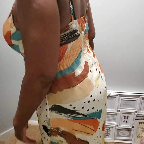 ❤️ Multi color long summer dress. - Picture 3 of 4